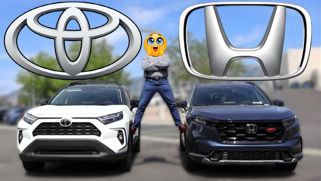 2026 Toyota RAV4 Woodland vs Honda CR-V TrailSport Hybrid